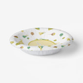 Balloons and Party Hats Silhouette Pattern Papieren Kommen (Gebogen)