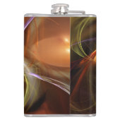 Balloons and Ribbons Abstract Heupfles (Achterkant)