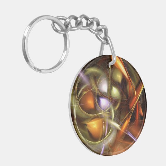 Balloons and Ribbons  Abstract Sleutelhanger (Voorkant Links)