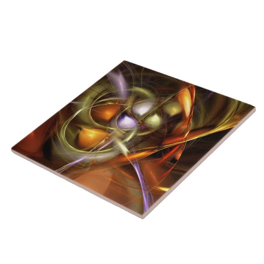 Balloons and Ribbons  Abstract Tegeltje (Zijkant)