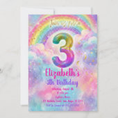 Balloons Birthday 3th Birthday Kaart (Voorkant)