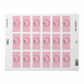 Balloons Birthday Hershey Miniatuur Snoep Wrapper Etiket (Full Sheet)