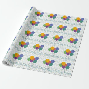 BaLLoOnS Birthday Wishes Cadeaupapier