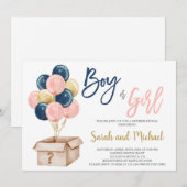 Balloons Geslacht Kaart (Voorkant / Achterkant)
