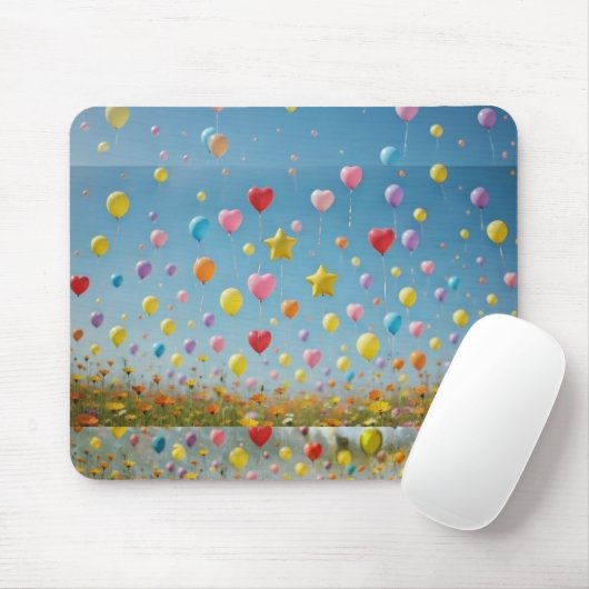 Balloons MousePads Muismat (Met muis)