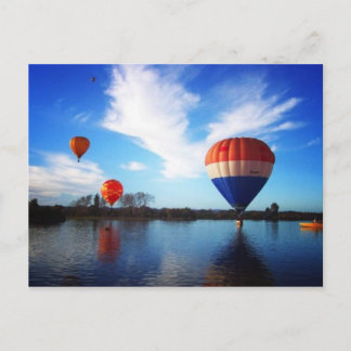 Balloons over Henley Lake Briefkaart
