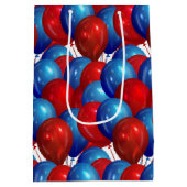 Balloons papiertas medium cadeauzakje (Achterkant)