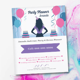 Balloons & Twists - Feest Planner Flyer