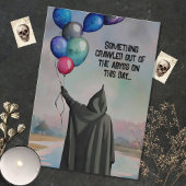 Balloons uit de Abyss Gothic Happy Birday Kaart