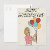 Balloons voor Moederdag Briefkaart (Voorkant / Achterkant)