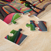 Balloons Welkomststartpunt Jigzaag Puzzle Legpuzzel (Zijkant)