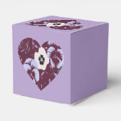 Ballotin "Cœur de Violettes"  Bedankdoosjes (Achterkant)