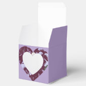 Ballotin "Hart van Viooltjes" Bedankdoosjes (Geopend)