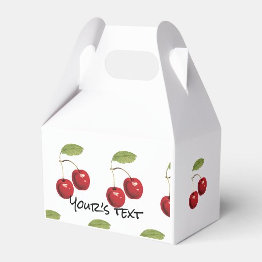 Ballotins Cherry ❤️ cerise BOX Bedankdoosjes (Achterkant)