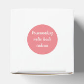 Ballotins Donuts Rose Bedankdoosjes (Bovenkant)