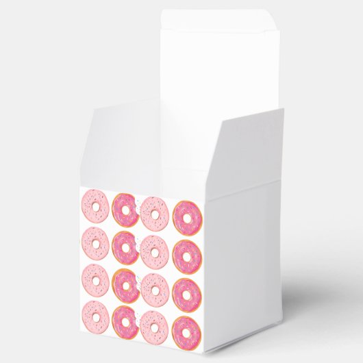 Ballotins Donuts Rose Bedankdoosjes (Geopend)