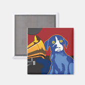 Ballou Music Hound Magneet (Voorkant / Achterkant)