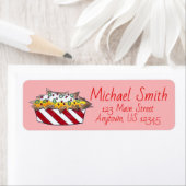 Ballpark Cheese Nachos Chips Carnival Fair Food Etiket (Insitu)