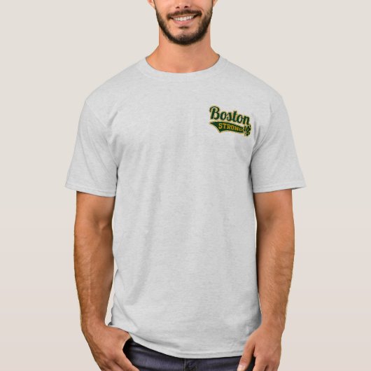 Ballpark Shamrock BOSTON STRONG 617 T-shirt (Voorkant)