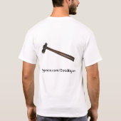 ballpeenanesthesioloog t-shirt (Achterkant)