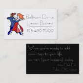  ballrodansles visitekaartjes (Voorkant / Achterkant)