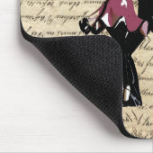 Ballrokdansers op  papier muismat (Hoek)