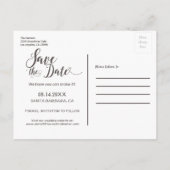 Ballroom Chandelier Aqua Blue, behalve datum Aankondigingskaart (Achterkant)