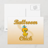 Ballroom Chick Briefkaart (Voorkant / Achterkant)