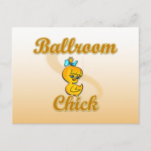 Ballroom Chick Briefkaart (Voorkant)