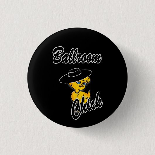 Ballroom Chick Ronde Button 3,2 Cm (Voorkant)