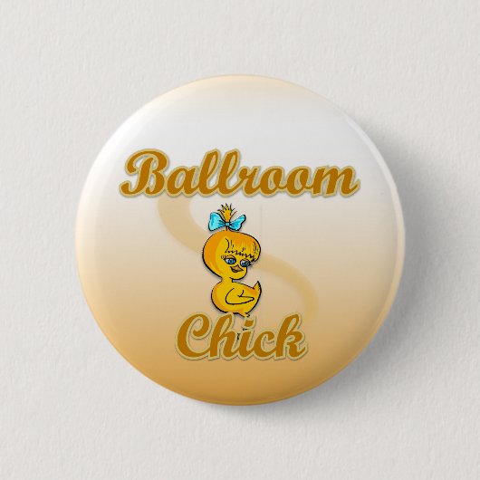 Ballroom Chick Ronde Button 5,7 Cm (Voorkant)