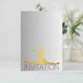 Ballroom Classic Dance Festival Vip Uitnodiging (Staand voorkant)