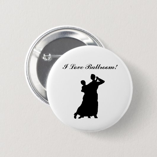 "Ballroom Couple" - Aangepaste Button (Voorkant /achterkant)