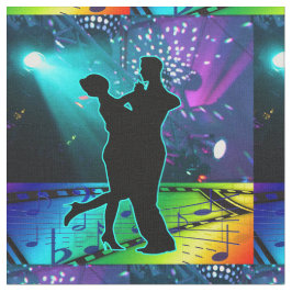 Ballroom Dance: een paar Stage lichten en muziek # Stof