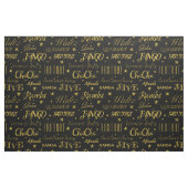 Ballroom Dance Repeat | Aangepaste achtergrondkleu Stof (Fat Quarter)