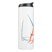 Ballroom Dance Travel Mug Thermosbeker (Gedraaid links)