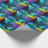 Ballroom Dance: zijdelingse poetsen en muziek Cadeaupapier (Hoek)