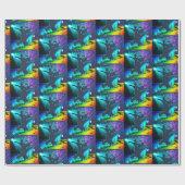 Ballroom Dance: zijdelingse poetsen en muziek Cadeaupapier (Vlak)