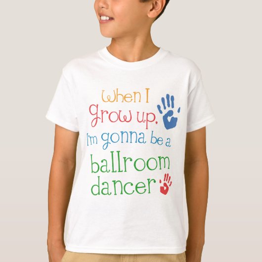 Ballroom Dancer (Future) Baby Baby T-Shirt (Voorkant)