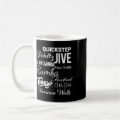 Ballroom Dancer Pun Gift Koffiemok (Links)