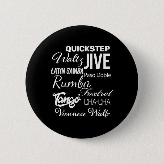 Ballroom Dancer Pun Gift Ronde Button 5,7 Cm (Voorkant)