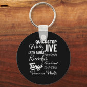 Ballroom Dancer Pun Gift Sleutelhanger (Voorkant)