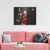 Ballroom Dancers Canvas Afdruk (Insitu (Woonkamer))