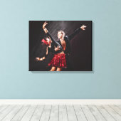 Ballroom Dancers Canvas Afdruk (Insitu (Houten vloer))