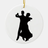 Ballroom Dancers Keramisch Ornament (Voorkant)
