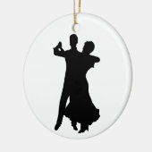 Ballroom Dancers Keramisch Ornament (Links)