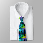 Ballroom Dancers Lights en Music Necktie Stropdas (Gebonden)