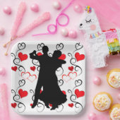 Ballroom Dancers Papieren Bordje (Feest)