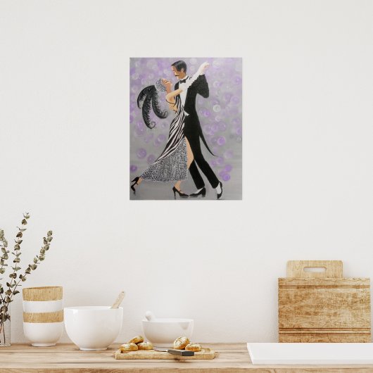BALLROOM-DANCERS POSTER (Keuken)