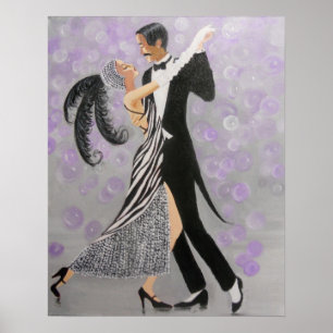 BALLROOM-DANCERS POSTER